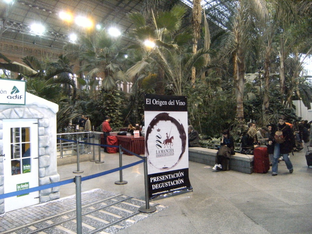 Feria de Vinos Jóvenes de Castilla la Mancha en Atocha